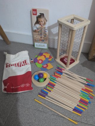Juego de mesa madera Ballfall