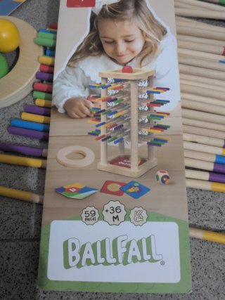 Juego de mesa madera Ballfall