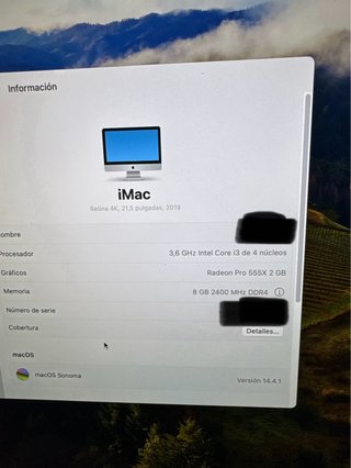 iMac 21.5 2019 i3