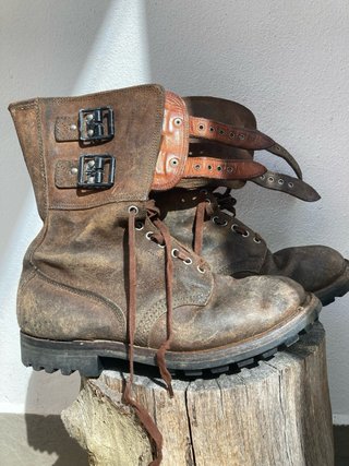 Botas militares marrones talla 43