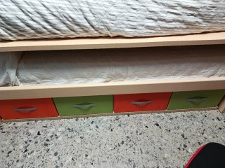 Cama juvenil compacta 2 camas