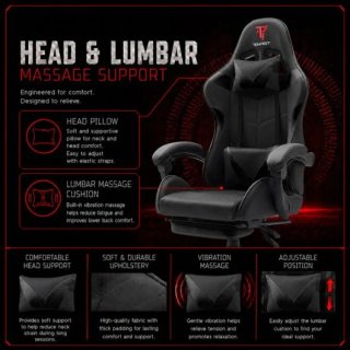Silla Gaming Tempest Shake Nueva + Masaje