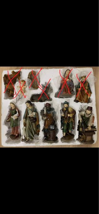 Figuras Belén Resina (Sin Misterio).