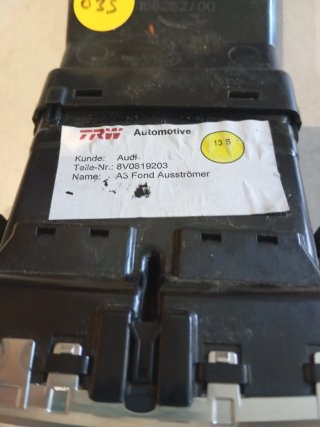 Aireadores traseros Audi A3 8V