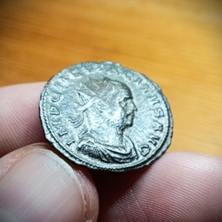 Moneda romana – Tácito – CLEMENTIA TEMP