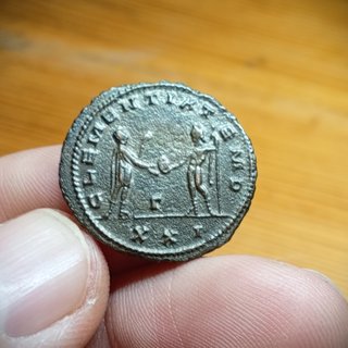 Moneda romana – Tácito – CLEMENTIA TEMP