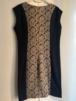 Tubino OVS nero con fantasia oro