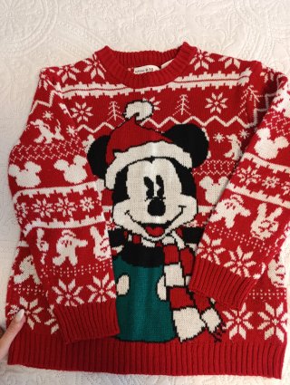 Jersey Navidad Mickey Mouse Talla 9-10