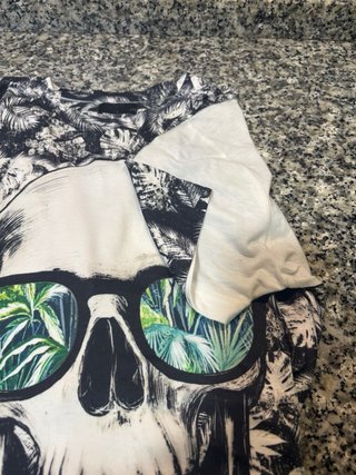 Camiseta Calavera Tropical XL