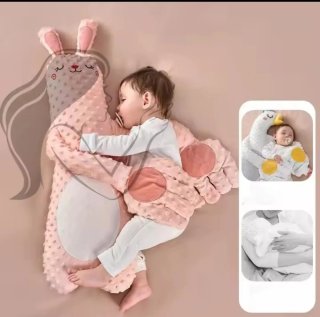 Peluche Jirafa y Ganso con Manta Bebé