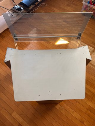 Mueble TV Metal y cristal amovible