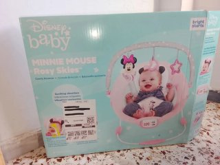 Hamaca Bebé Minnie Mouse Bright Starts con caja