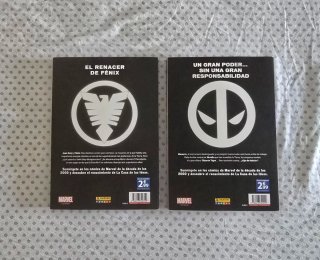 Lote 2 Comics Deadpool y Fénix Marvel Renacimiento