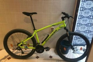 Bicicleta Montaña Rockrider Verde Lima