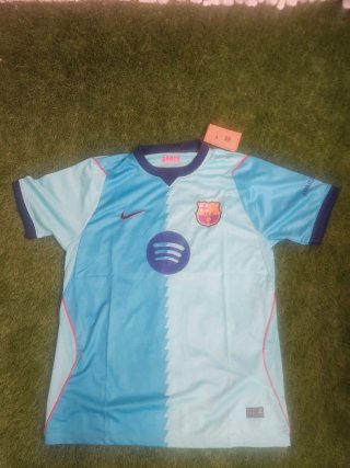Camiseta FC Barcelona Spotify Celeste