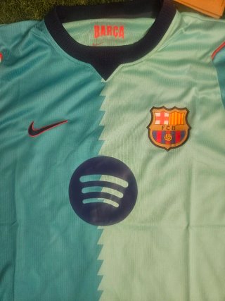 Camiseta FC Barcelona Spotify Celeste