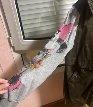 Abrigo Desigual kaki con mangas Mickey XL
