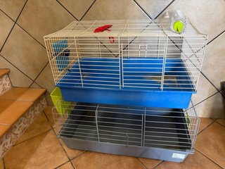 Jaula para conejos con accesorios