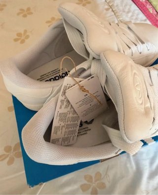 Adidas Campus Pelle Bianca