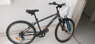 Bicicleta BTWIN 24 Gris