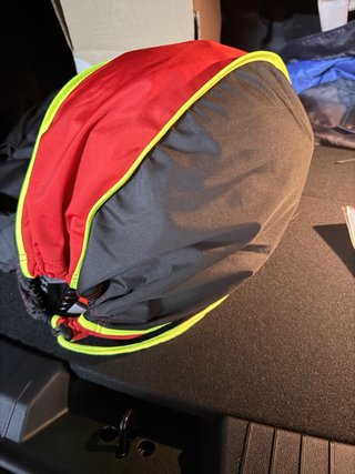 Casco Moto LS2 Negro Carbono Naranja