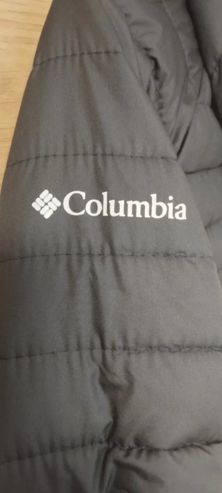 Abrigo Columbia Mujer Negro Impermeable