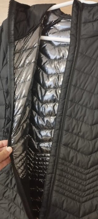 Abrigo Columbia Mujer Negro Impermeable
