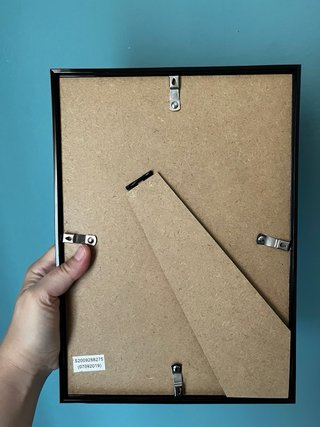 Stampa mani cuore con cornice