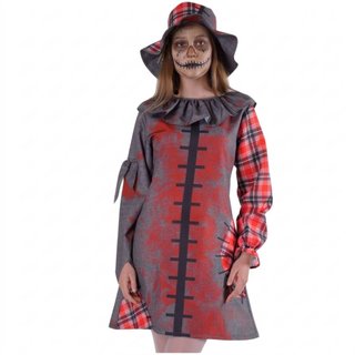 Disfraz Espantapájaros Mujer Talla L Vestido Gorro