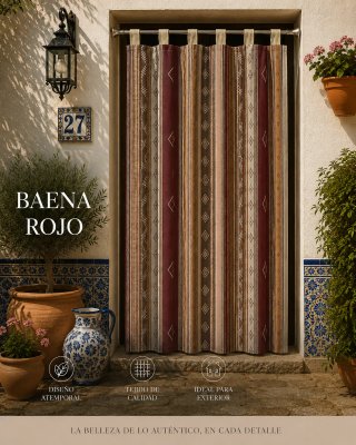Cortina Rústica Alpujarra - Diseño Atemporal