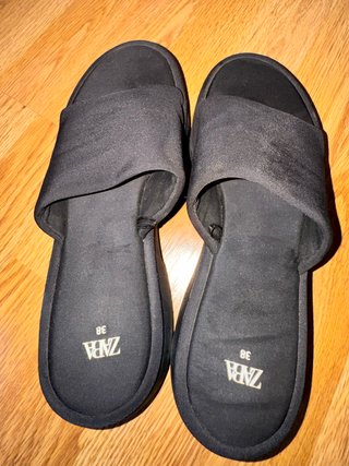 Sandalias ZARA Negras Talla 38