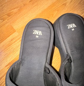 Sandalias ZARA Negras Talla 38