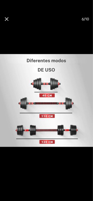 Set Mancuernas Ajustables hasta 40kg