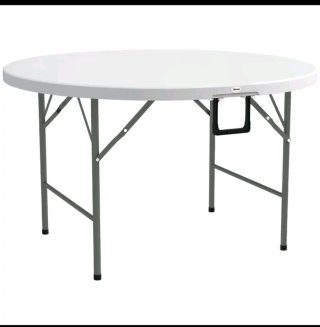 Mesa plegable redonda 122 cm