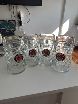 4 Jarra Cerveza Paulaner 1L