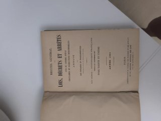 Libro jurídico frances del año 1901