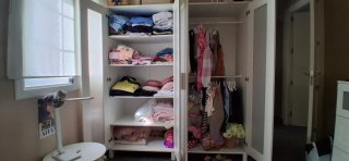 2 Armarios Ikea Madera y Cristal