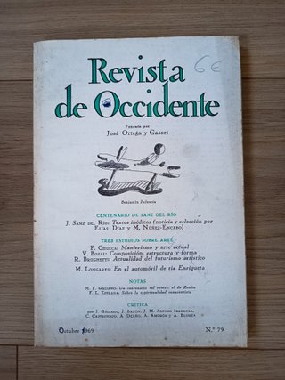 Revista de Occidente 79 - Octubre 1969