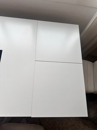 Mesa y 4 Sillas Comedor Blancas