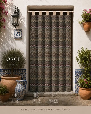 Cortina Alpujarra ORCE Diseño Rústico