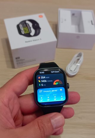 Xiaomi Redmi Watch 5 Llamdas GPS Cardíaco Sp02 iOS