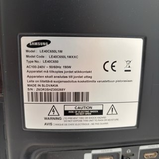 Samsung LE40C650 40” Full HD TV