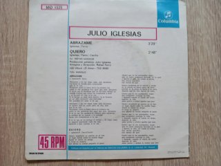 Single Julio Iglesias - Abrázame
