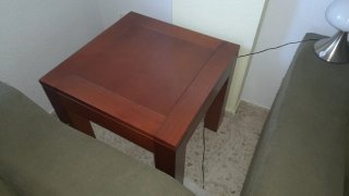 Mesa auxiliar salón 60x60x58cm