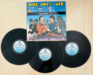 DISC JOCKEY MIX VINILO 3 LP MAX MIX 1987