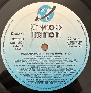 DISC JOCKEY MIX VINILO 3 LP MAX MIX 1987