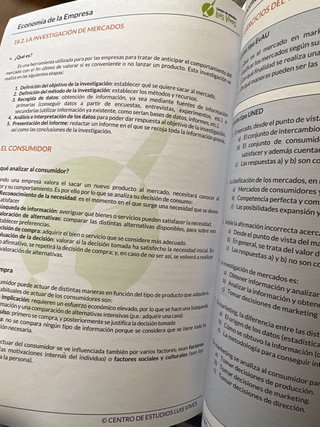 Economía de la empresa. Pruebas de acceso a la uni