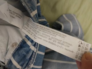 Pantalón rayas elastico xs