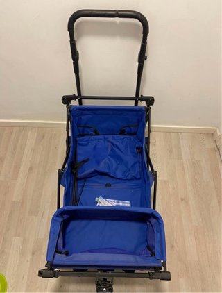 Carrito Plegable VEVOR Azul y Negro