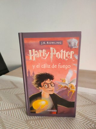 Libro de Harry Potter y el cáliz de fuego